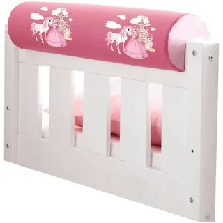 MID.YOU Kinder-Nackenrolle Ticaa 880208 Nackenrolle, Pink, Textil, Pferd, Füllung: Schaumstoff, 16.5x79 cm, formstabil, Kinder- & Jugendzimmer, Kindermöbel, Kinderbetten, Kinderbettzubehör