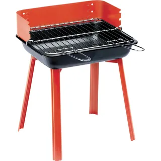 LANDMANN 11526, Grill, Brennholz, 4 Person(en), Feuerrost, Schwarz, Rot, Rechteckig - Schwarz, Rot