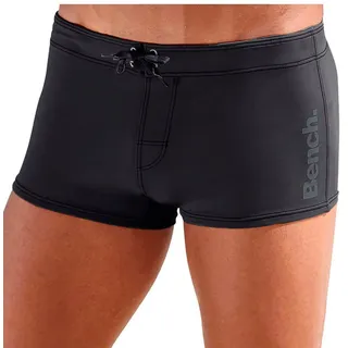 Boxer-Badehose BENCH., Herren, Gr. 8, N-Gr, schwarz, Polyamid, unifarben, Badehosen Boxer-Badehose, mit seitlichem Logoprint, Topseller