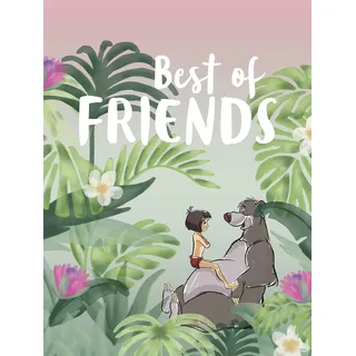 KOMAR Wandbild Jungle Book Friends 30 x 40 cm