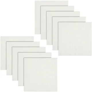 LUPATDY 10 Stück Teppichfliesen 50x50cm Bodenbelag Selbstklebend - 2.5m2 Filz Selbstklebendes Antistatisches Band Rutschfestes Quadratischer Teppich für Büro, Haus Gewerbe (Beige)