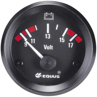 EQUUS Equus, Fahrzeug Werkzeug, Kfz Einbauinstrument Voltmeter