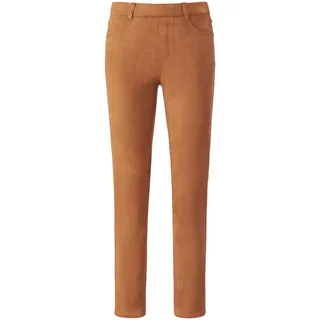Schlupf-Hose Passform Sylvia Peter Hahn braun