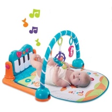 Super Wings Auby Circus Gym, beruhigendes musikalisches Spielzeug für Baby, Geschenk von Geburt an, hängendes Babyspielzeug für 3 4 5 6 7 8 9 10 Monate, FR461113