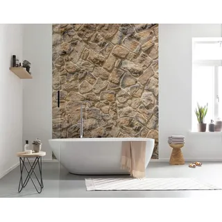 KOMAR Vliestapete Muro Steinoptik