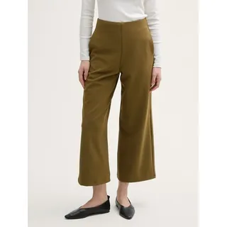 Tom Tailor Denim Damen 1042304 Culotte High Waist Hose, 10370 - Golden Olive Green, S EU - S