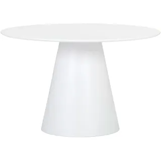 Mid.you Esstisch , Weiß , Holzwerkstoff , rund , rund , 120x76x120 cm , Esszimmer, Esstische, Esstische rund