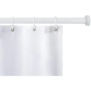Wenko Duschvorhangstange Luz 110-185 cm weiß