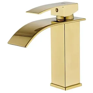 Fontastock Fskfgb015 Wasserhahn Im Badezimmer - Gold - One Size