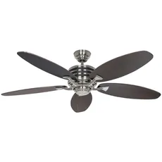 Bild von Eco Gamma 137 NB-SW 137 cm Deckenventilator nussbaum/schwarz