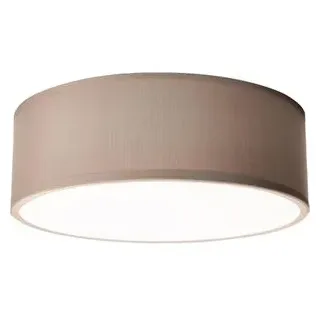 einlicht Deckenleuchte Fabric, braun, E27-Fassung, Ø 30 cm