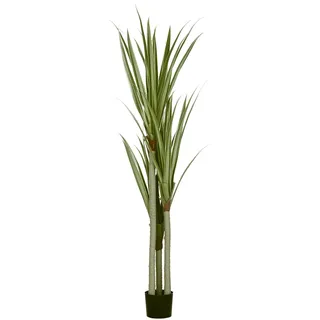 Homcom Kunstpflanze PEVA Bambus Ø17 x 190H cm Smaragdgrün