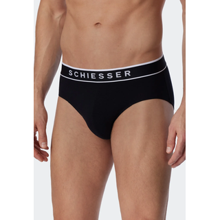 Rioslip SCHIESSER "95/5 Multipacks", Herren, Gr. 10, schwarz (000, schwarz), Single Jersey, Obermaterial: 95% Baumwolle, 5% Elasthan, Unterhosen Rioslip, bequeme Beinausschnitte, weich, ohne Eingriff, Baumwollmischung
