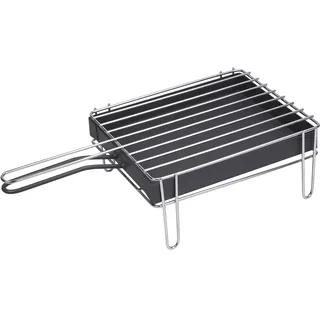 Sauvic Edelstahl Tischgrill schwarz
