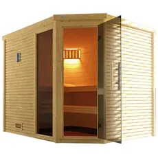 Bild von Design-Sauna Cubilis 3 Sparset 7,5 kW BioS