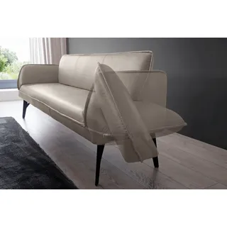 K+W Komfort & Wohnen Polsterbank Drive Grau 218 x 91 x 66 cm
