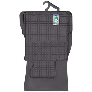 PETEX 15410 Fußmatten Set Gummimatten Vorne und Hinten schwarz