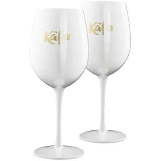 Käfer Cocktailglas , Weiß Hochglanz , Glas , 2-teilig , 600 ml , mundgeblasen , Gläser, Cocktailgläser