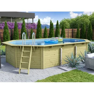 Karibu Pool Modell 4 Set inkl. Filteranlage Skimmer