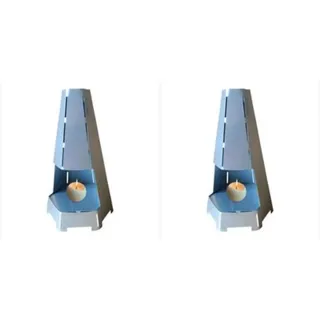 1/2 Teelicht-Kerzen-Heizkörper - Teelichtofen Heizkörper, Teelichtofen | Kerzenhalter mit schneller Wärmeableitung, Metall Alternative Heizung für Home Desktop