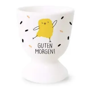 Grafik-Werkstatt Eierbecher mit Echtgold Porzellan