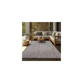 Outdoor Teppich,Unicolor - Einfarbig,Teppiche im modernen Stil,Küche, Balkon, Terrasse, Garten, Picknick Größe: 240 x 340 cm - Grau