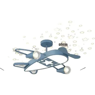 Sternenhimmel-Projektions-Deckenleuchte, Farboptionen verfgbar, Fernbedienung mit Dimmfunktion, 3 Farbtemperatur, Blau 59CM - Blau