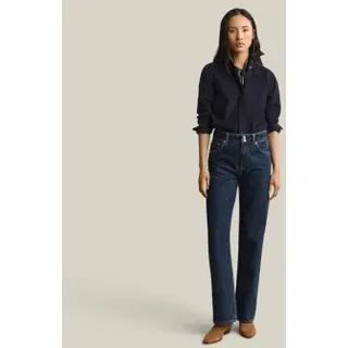 Gant für Damen. 4100323 Jeans Relaxed Double marineblau (30), Lässig, Denim