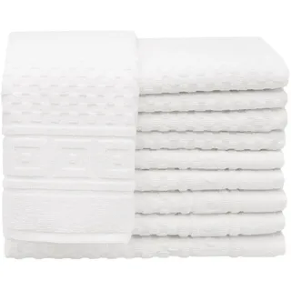 ZOLLNER Gästehandtuchset 10-tlg. weiß