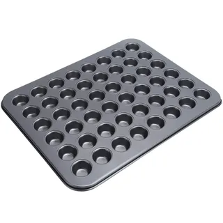 Fdit Backformen Cupcake und Muffinform, Antihaft-Schnellverschluss-Beschichtung 48 Mini-Kuchen Backformen Chiffon-Schwamm Muffin-Kuchen Antihaft-Backformen Haushaltsform