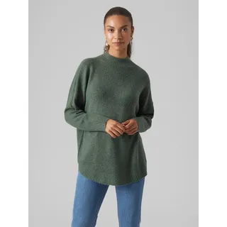 Vero Moda Rollkragenpullover Schwarz / Grün S