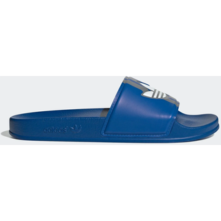 Badesandale ADIDAS ORIGINALS "ADILETTE", Herren, Gr. 44,5, blau (blau, cloud weiß, grau three), Synthetik, Schuhe Badesandale, Badelatschen