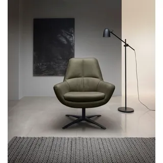 BETYPE Drehsessel »Be Organic Standard Back, Loungesessel«, in elegantem Design mit Drehfunktion, grün