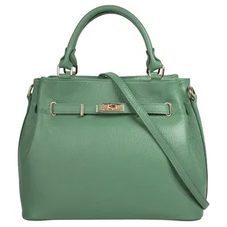 Samantha look Henkeltasche Leder Grün
