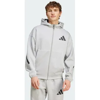 adidas Z.N.E. Kapuzenjacke Herren Medium Grey Heather XS