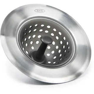Oxo Abflusssieb Küche Grau