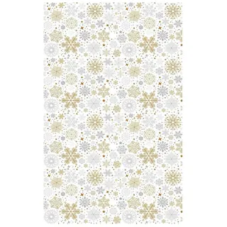 MANI TEXTILE - Teppich Weihnachtszauber Gold Maße – 70 x 140 cm