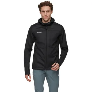 Mammut Ganzjahres-Softshelljacke Ultimate VIII SO Hooded 25 Years (winddicht) schwarz Herren