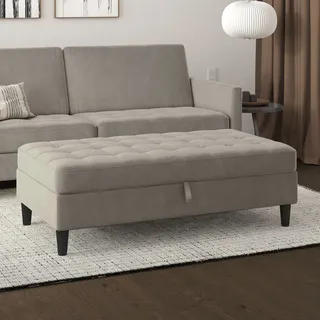 dorel home Presley Samtvelours taupe