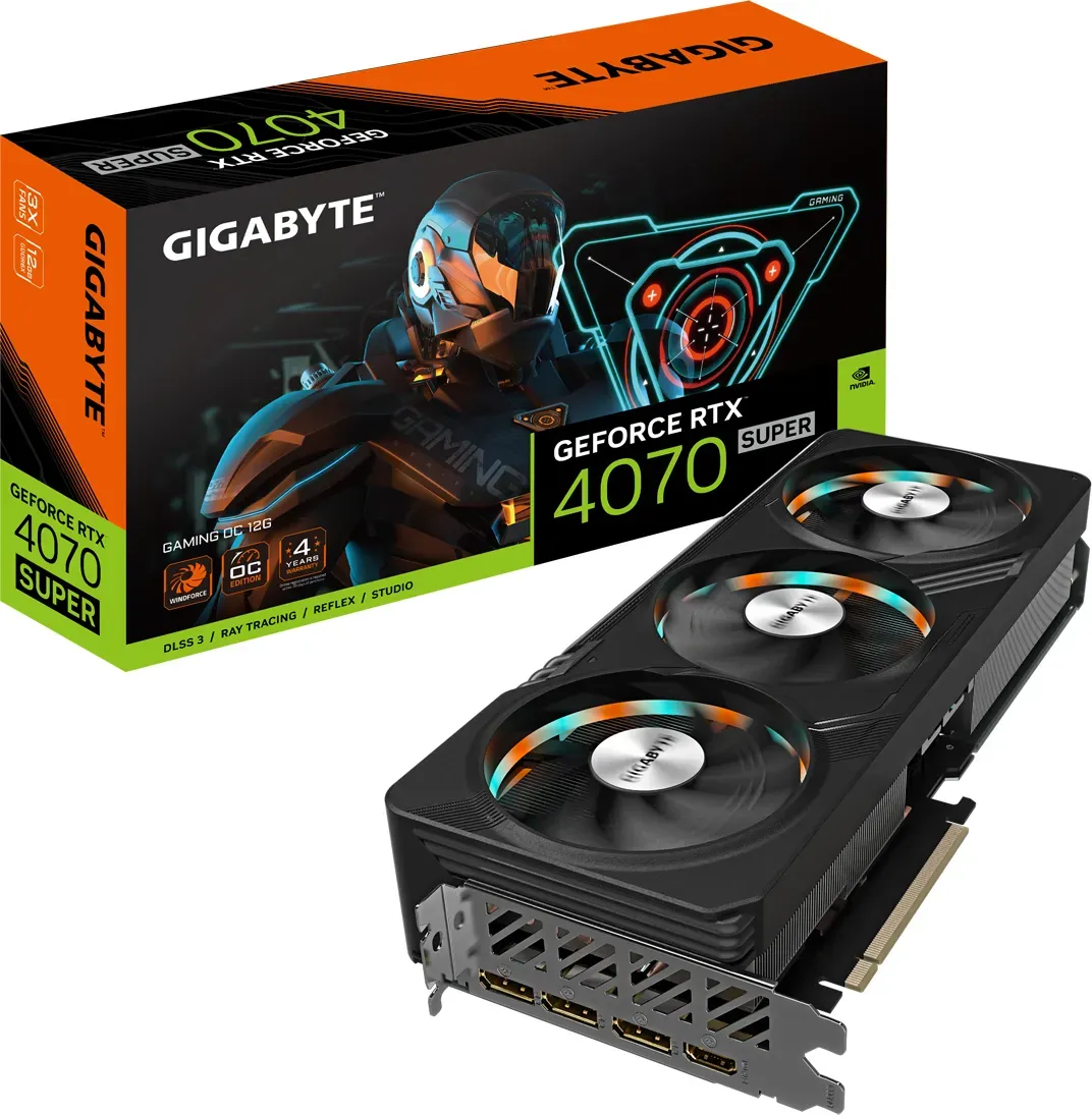 Bild von GeForce RTX 4070 SUPER Gaming OC 12GB GDDR6X GV-N407SGAMING OC-12GD