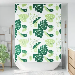 vidaXL Duschrollo mit Kassette 160x240 cm Stoffbreite 156 cm - Grün