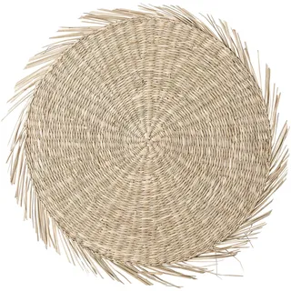 Bloomingville Tischset Seegras Natur Ø 38 cm