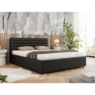 MKS Meble PAVO CLASSIC 160 x 200 cm Schwarz