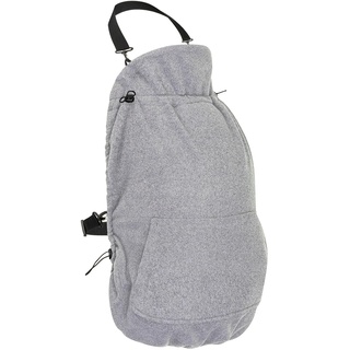 Hoppediz Tragecover Basic - wärmendes universal Fleece-Cover für Tragetuch und Babytrage, stone