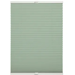 SCHÖNER WOHNEN-Kollektion Plissee »Milla« blickdicht mit Bohren verspannt verschraubt, silberne oder weiße Rollo-Technik, grün