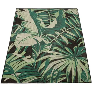 Paco Home Ostende 551 Outdoor-Teppich 100 x 200 cm Schwarz/Grün
