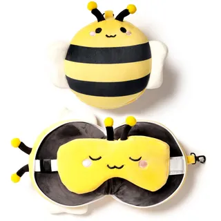 relaxeazzz Reisekissen Ado Bee Mask 40 x 30 cm Mehrfarbig