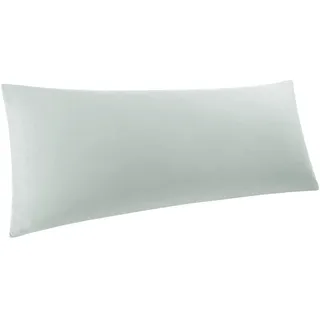 PiccoCasa Seitenschläferkissen Bezug Kissenhülle 100% Mikrofaser mit Reissverschluss 50x150 cm Kissenbezug langes Kissen Schwangerschaftskissenbezug Stillkissenbezug Hellgrau