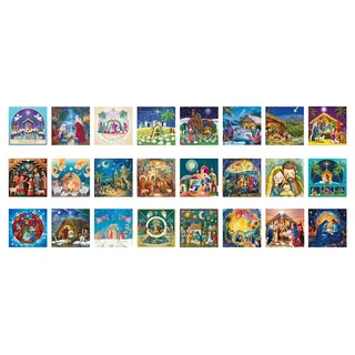 Eurographics Puzzle Adventskalender Nativity 24 Puzzle je 50 Teile