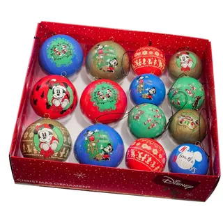 Disney Christbaumkugel-Set , Multicolor , Kunststoff , 14-teilig , Dekoration, Weihnachtsdekoration, Christbaumschmuck, Christbaumkugeln